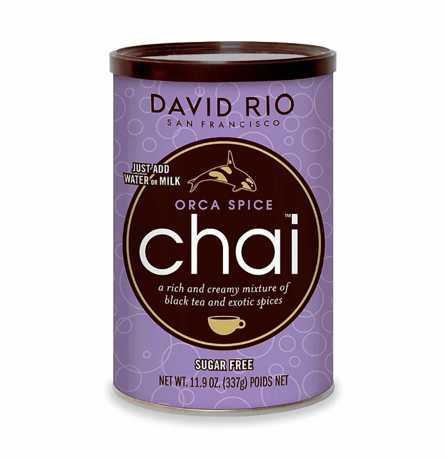 Пряный черный чай латте David Rio/Дэвид Рио Chai Orca Spice с сахарозаменителем (сукралоза) (со специями: #1