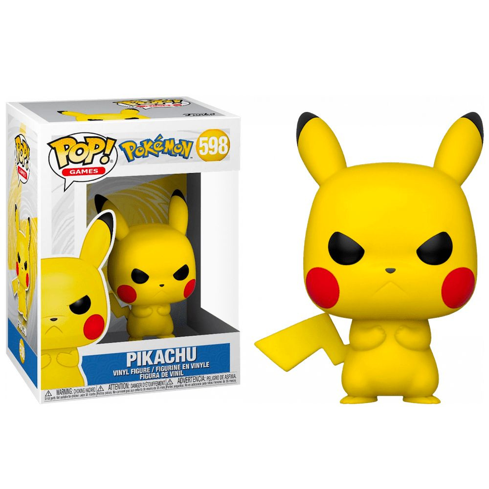 Фигурка Funko POP Grumpy Pikachu из аниме Pokemon, Пикачу сердитый из Покемоны Фанко ПОП  #1