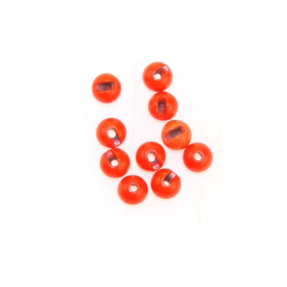 Бусинка вольфрамовая для джигового крючка 2mm, 0.1gr, Red, 10шт  #1