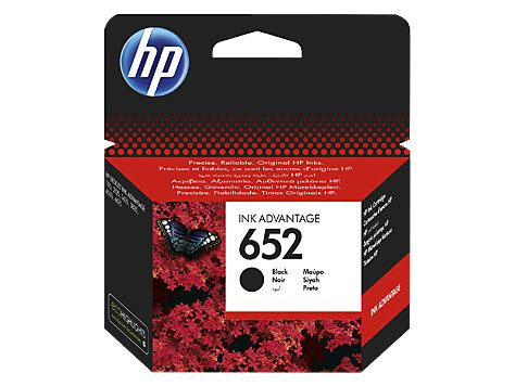 Картридж HP 652 (F6V25AE), черный, для струйного принтера #1