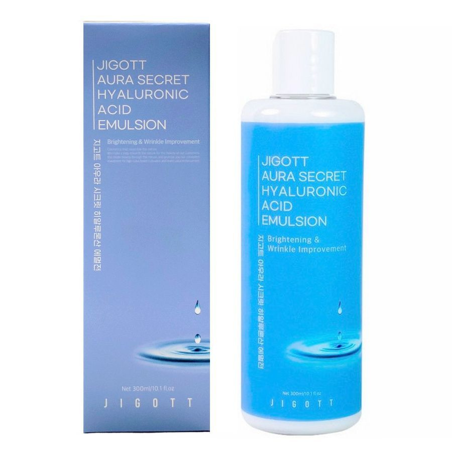 Jigott Эмульсия для лица с гиалуроновой кислотой Aura Secret Hyaluronic Acid Emulsion увлажняющая 300мл #1