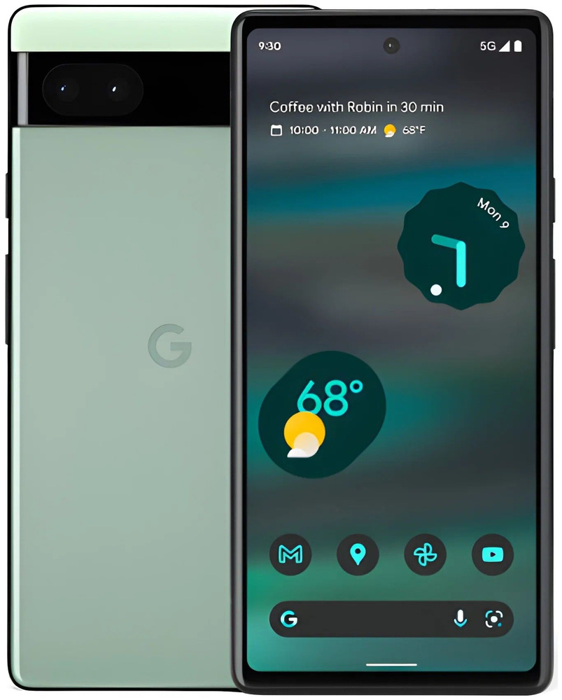 Google Смартфон Pixel 6A US 6/128 ГБ, светло-зеленый #1