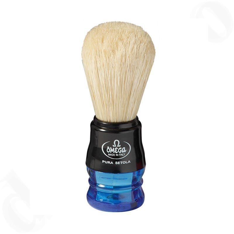 OMEGA Помазок для бритья, натуральная щетина кабана, 10777 blue  #1
