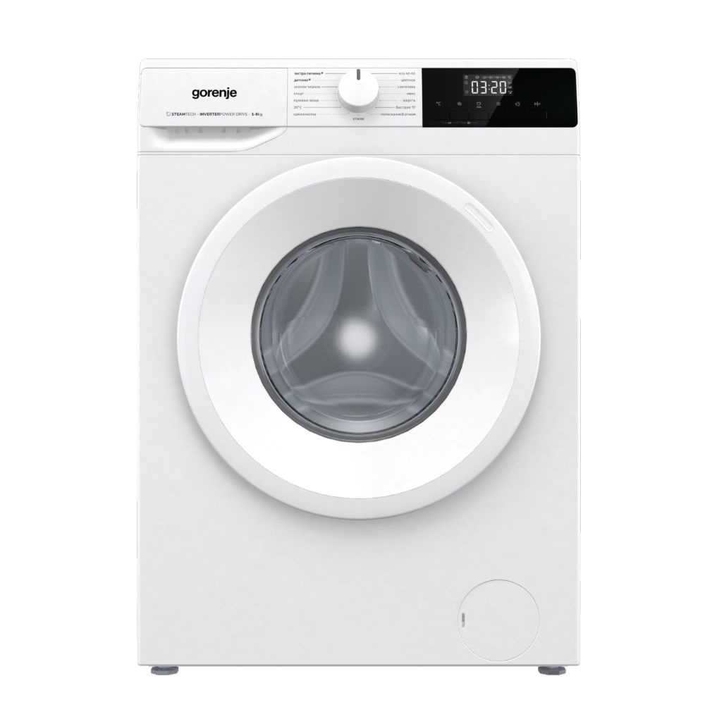 Стиральная машина Gorenje W1NHPI60SCS, класс энергопотребления А, 6 кг, 15 программ, инверторный мотор, #1