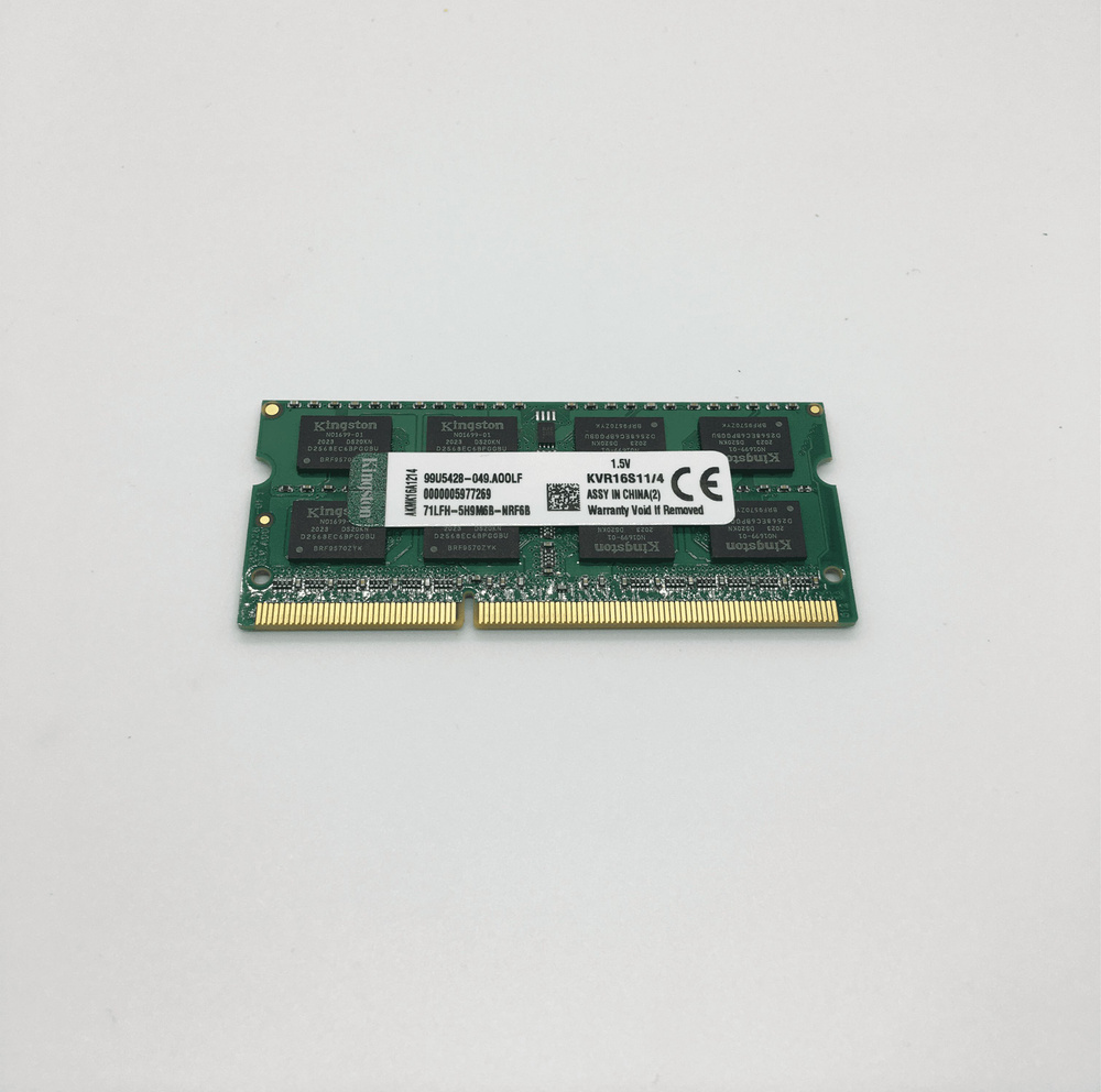 Kingston Fury Оперативная память DDR3 4 ГБ 1600 MHz SO-DIMM PC3-12800 1x4 ГБ (KVR16S11/4G) для ноутбука #1