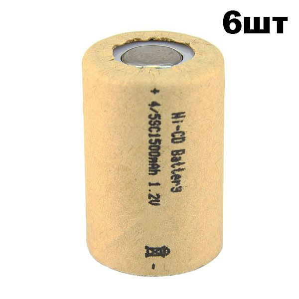 Орбита 4/5SC (1.2V, 1500mAh) аккумулятор (УПАКОВКА 6шт) #1