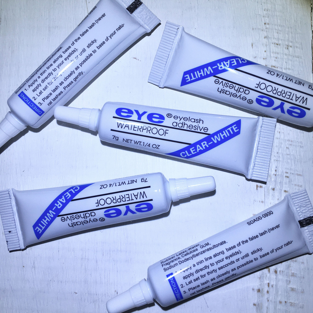 EYE / Eyelash adhesive / Набор из 5 шт (35g). Клей для накладных ресниц . Цвет Белый (прозрачный)  #1