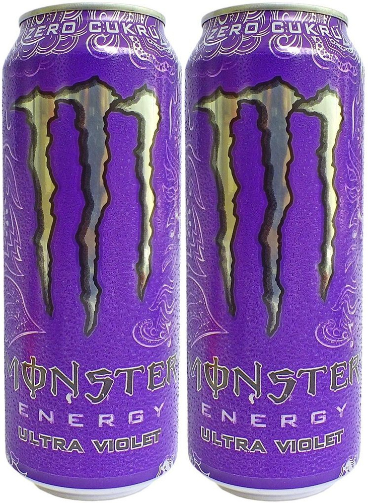 Энергетический напиток Monster Ultra Violet / Монстер Ультра Виолет 2 шт. 500мл (Ирландия)  #1