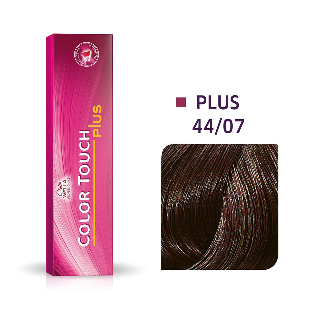 Оттеночная краска для волос Wella Professionals Color Touch Plus 44/07 сакура  #1