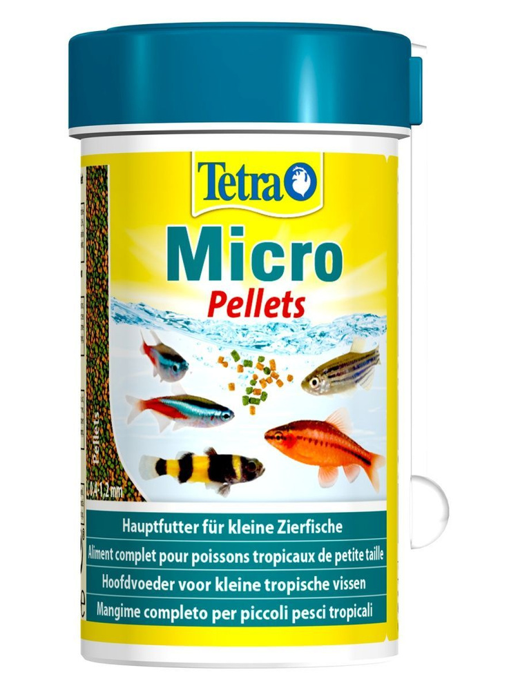 Корм Tetra Micro Pellets для мелких видов рыб, 100 мл #1