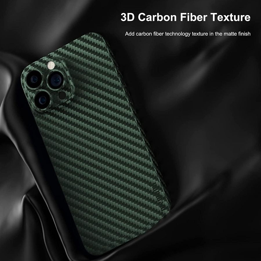 Чехол для смартфона с карбоновой текстурой Memumi Ultra Thin 0.3mm PP Carbon Fiber для iPhone 14 Pro #1