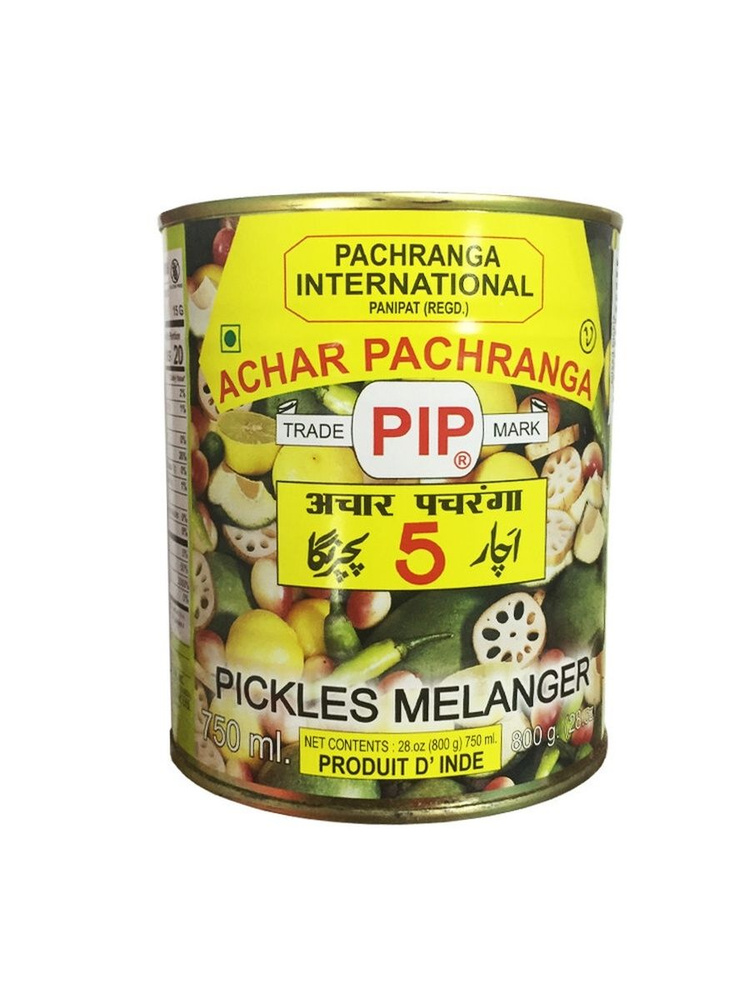 Пикули Смесь Овощей (Pachranga Achar) Bharat Bazaar, 800 г #1
