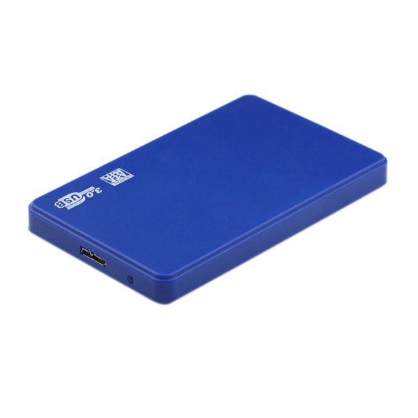 Внешний корпус для жесткого диска 2.5" SATA USB 3.0 (Бокс для hdd) синий  #1