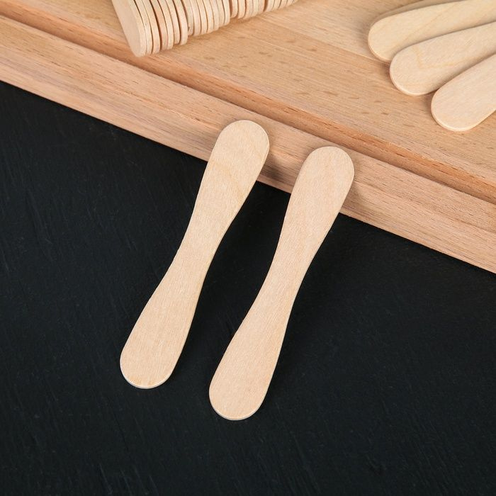 Палочки для мороженого Доляна деревянные, 50 шт, 9,4х1,7 см #1