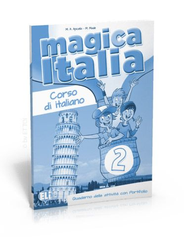 Magica Italia 2 (А1.1) Quaderno delle attivit con Portfolio / Рабочая тетрадь к учебнику итальянского #1