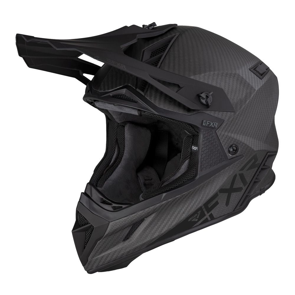FXR Шлем для снегохода, цвет: черный, размер: M #1