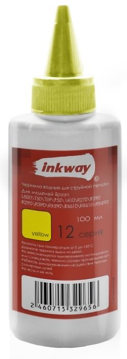 Inkway Чернила, совместимый, Желтый (yellow), 1 шт #1