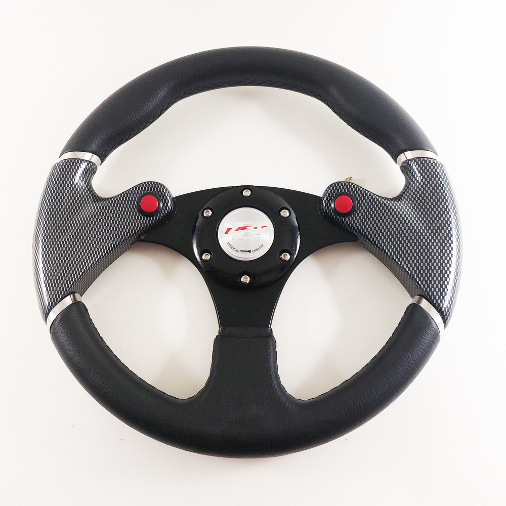 Руль автомобильный спортивный Ваз Lada 4100A карбон - UltraParts арт ...