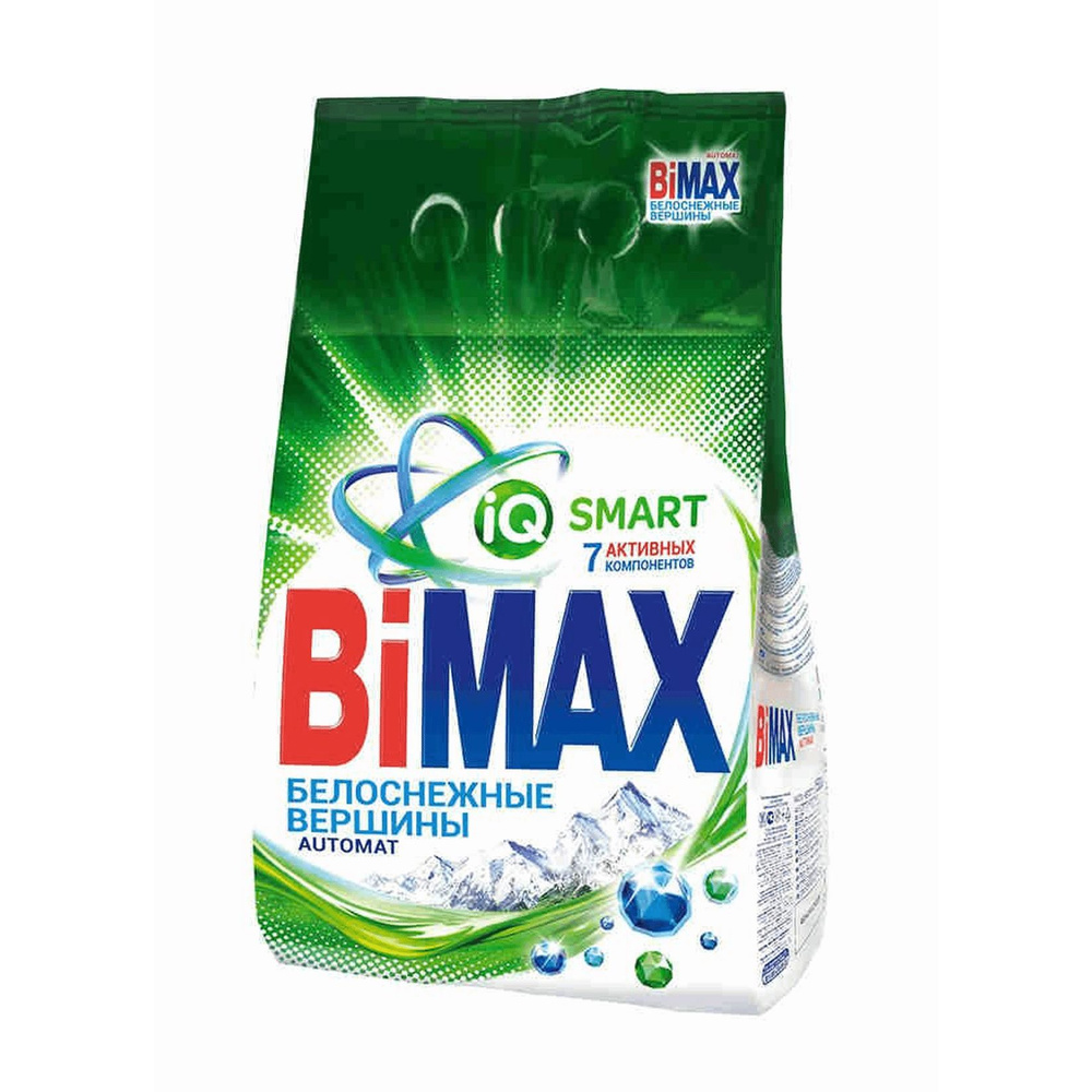 BiMAX Стиральный порошок 3000 г 20  стирок Для белых тканей #1