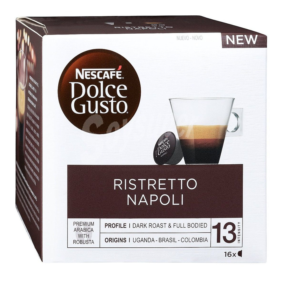 Капсулы для кофе Nescafe Dolce Gusto RISTRETTO NAPOLI STYLE (16 капсул) #1