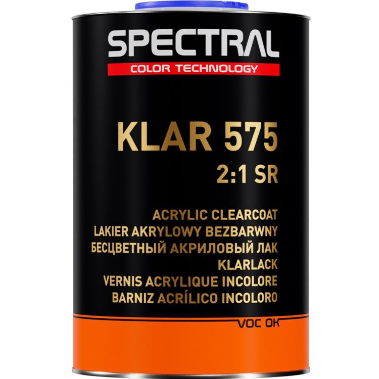 Лак бесцветный SPECTRAL KLAR 575 (1,0 л) + Отвердитель SPECTRAL H6125 (0,5 л)  #1