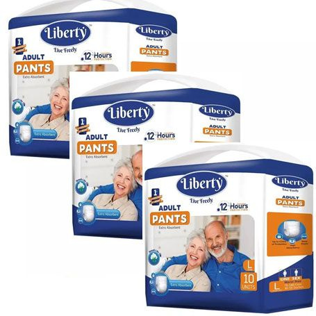 Liberty Adult Premium Подгузники-трусы д/взрослых Large 10шт. 3 упаковки  #1