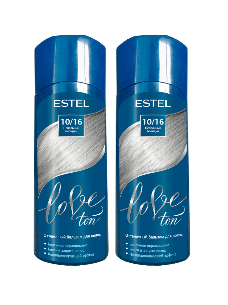 Estel Оттеночный бальзам для волос LOVE TON, 10/16 Пепельный блондин (набор, 2шт.) Уцененный товар  #1