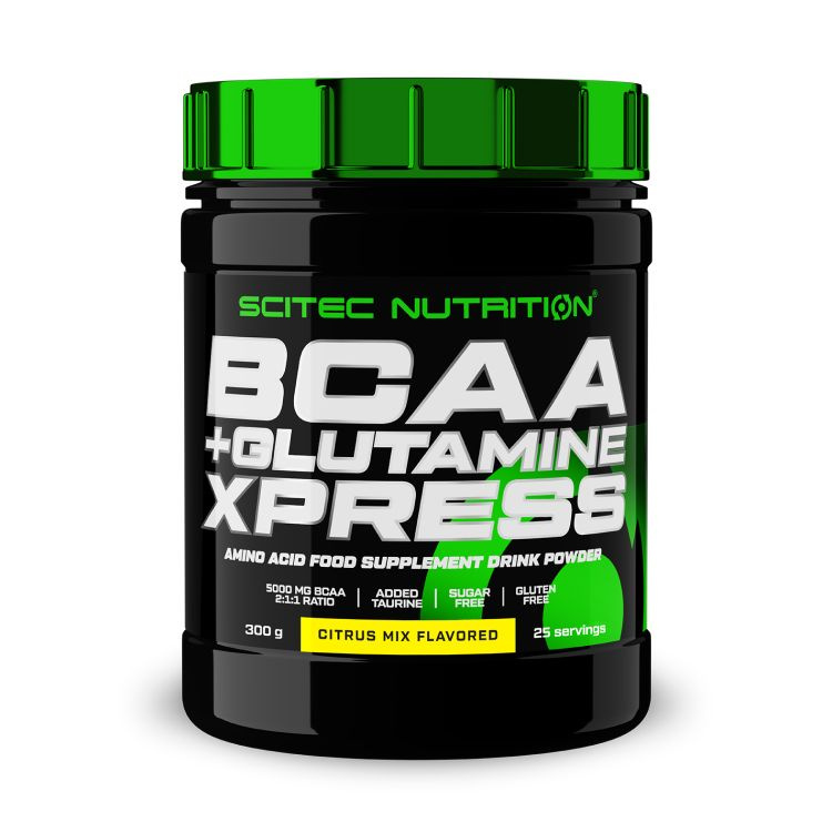 Аминокислоты Scitec Nutrition BCAA 2:1:1, глутамин и таурин BCAA+Glutamine Xpress, 5000 мг в порции, #1