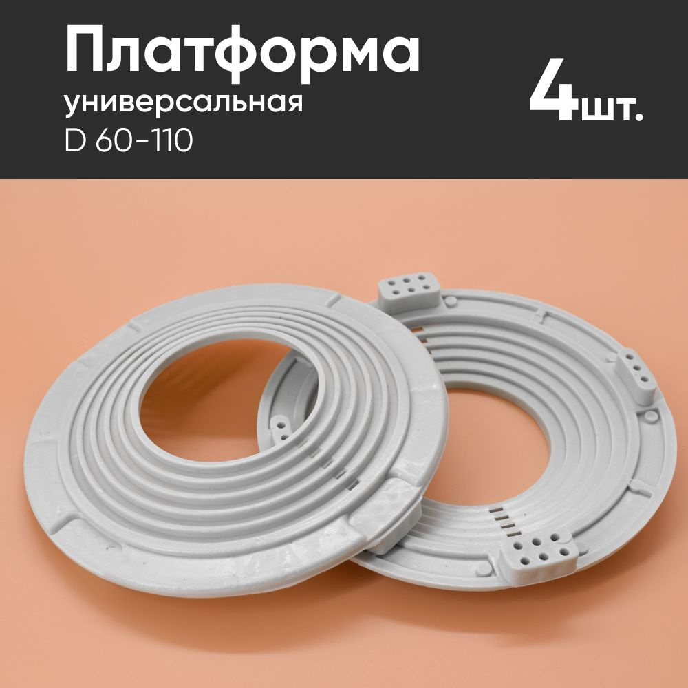 Платформа универсальная D 60-110 для монтажа натяжных потолков (4 шт.)  #1