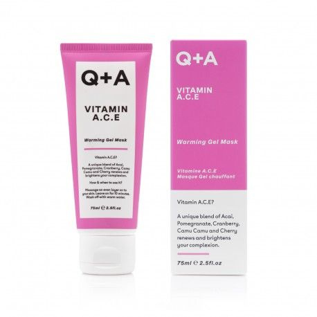 Q+A Питательная маска с витаминами Vitamin A.C.E. Warming Gel Mask, #1