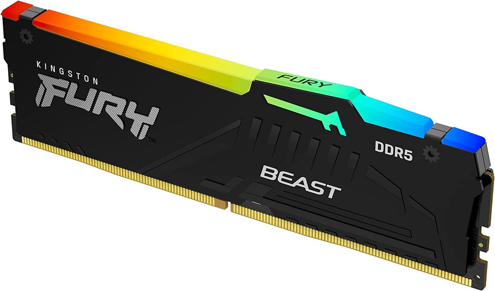 Kingston Оперативная память 16GB DDR5 FURY Beast RGB EXPO Gaming Memory 1x16 ГБ (KF560C36BBEA-16)  #1