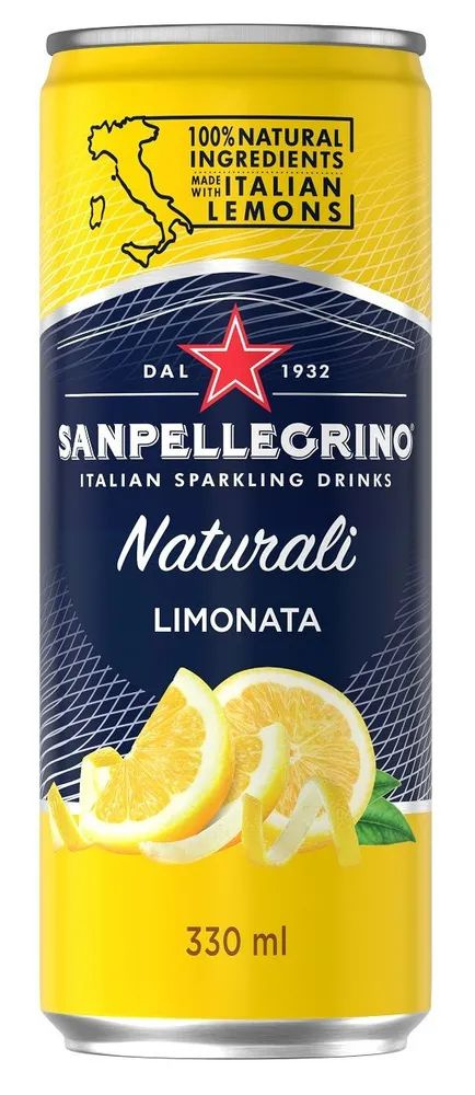 Газированный напиток Sanpellegrino Aranciata Лимон, 6 шт по 0,33 л #1