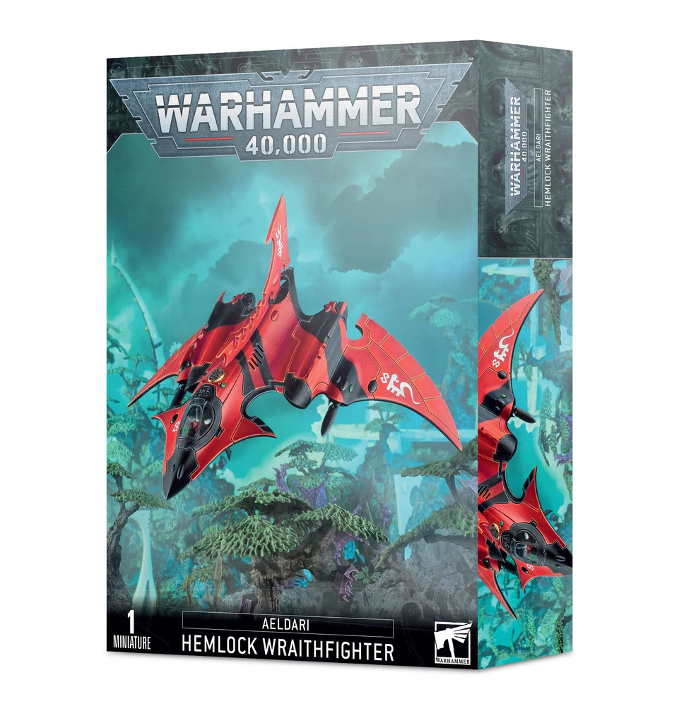 Миниатюра для настольной игры Games Workshop Warhammer 40000: Aeldari - Hemlock Wraithfighter 46-14  #1