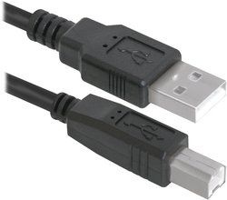 Кабель Defender USB04-17 USB2.0 AM-BM, 5.0м (ДЛЯ ПРИНТЕРА) #1