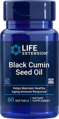 Антиоксиданты Life Extension Black Cumin Seed Oil (60 капс) #1