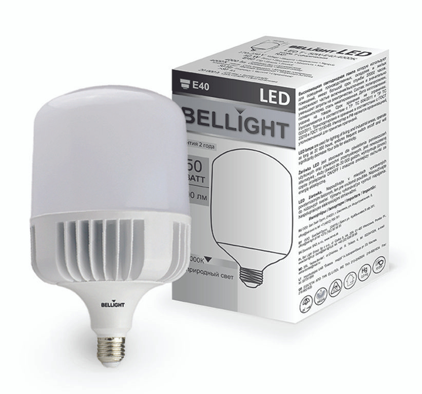Лампа Bellight светодиодная LED Т-50W-Е40-4000К,1шт #1