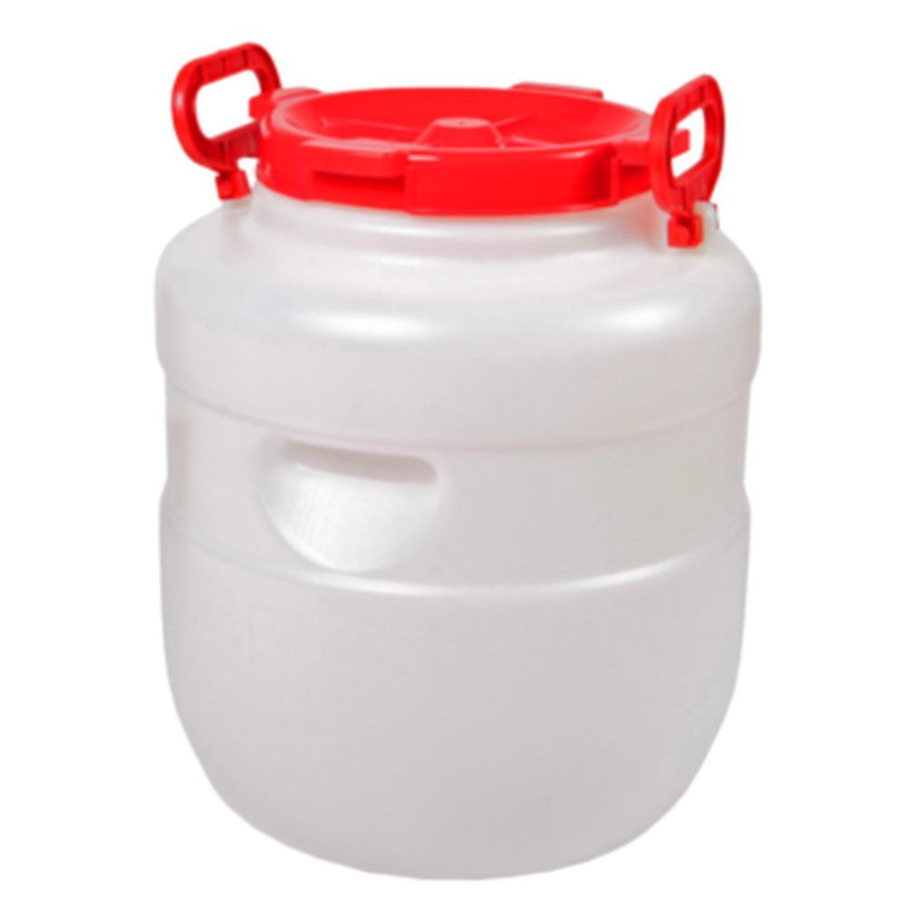 Пластиковая бочка 30 л с винтовой крышкой, диаметр горловины 195 мм ...