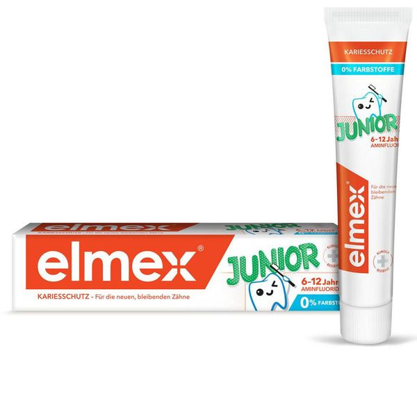 Зубная паста Colgate Элмекс Юниор для детей с 6 до 12 лет с аминофторидом, 75 мл  #1