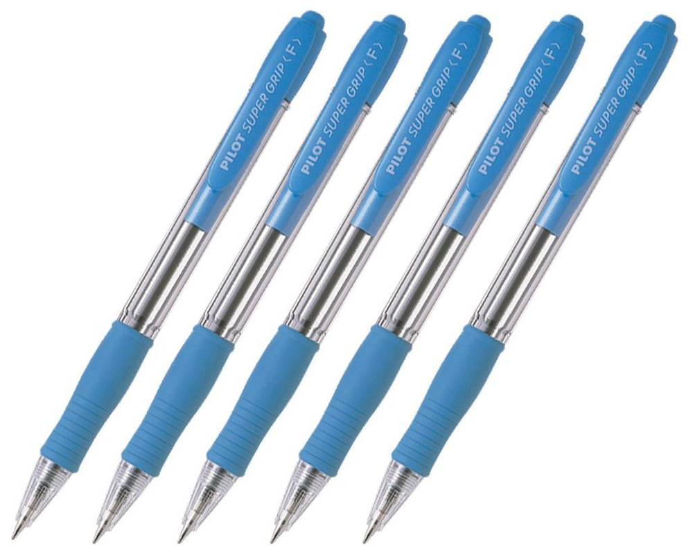 Pilot Ручка Шариковая, толщина линии: 0.32 мм, цвет: Синий, 5 шт.  #1