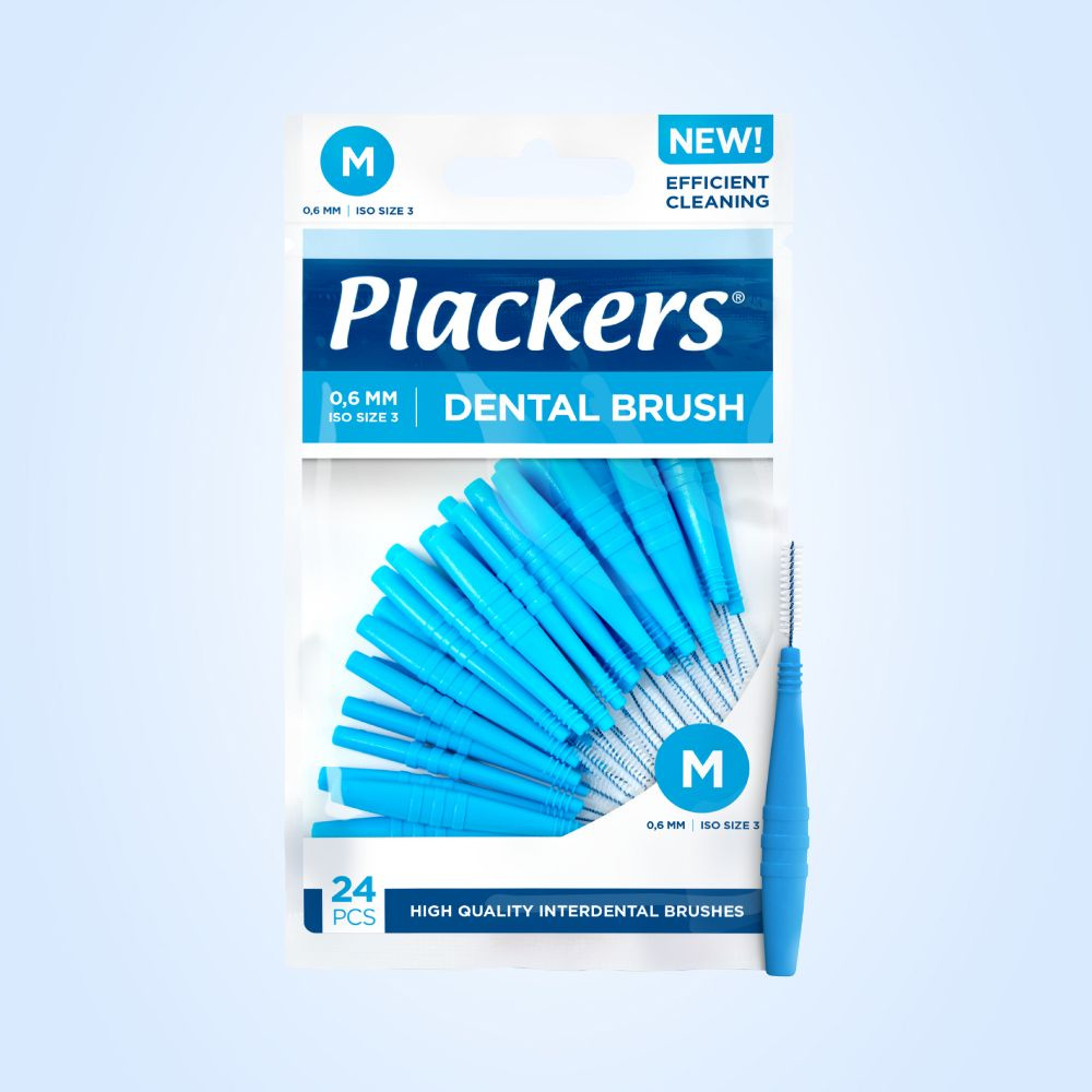 Межзубные ершики Plackers Dental Brush M, 0,6 мм. (24 шт.) #1