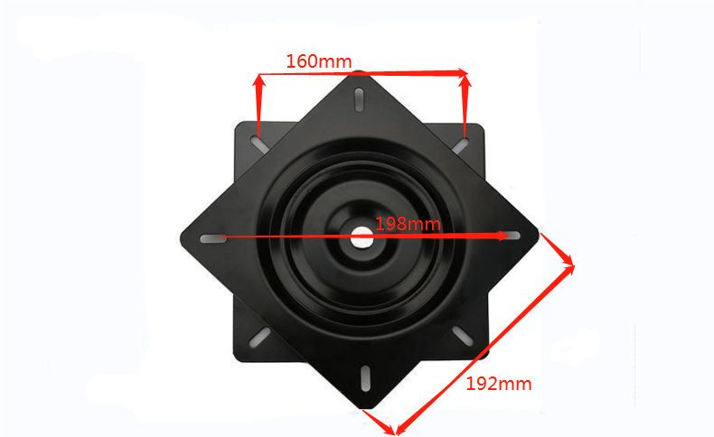 Поворотный механизм MyPads для кресел, тумб, столов из оцинкованной стали толщиной 2 мм, размер 192х192 #1