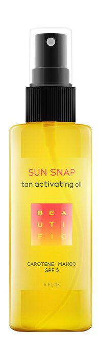 Шелковое масло для интенсивного загара Beautific Sun Snap Tan Activating Oil SPF 5  #1