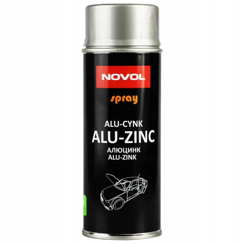 Защитный состав Novol ALU-ZINC цинковая грунтовка, сварочный грунт, цвет серебро, аэрозоль 500 мл., 90408 #1