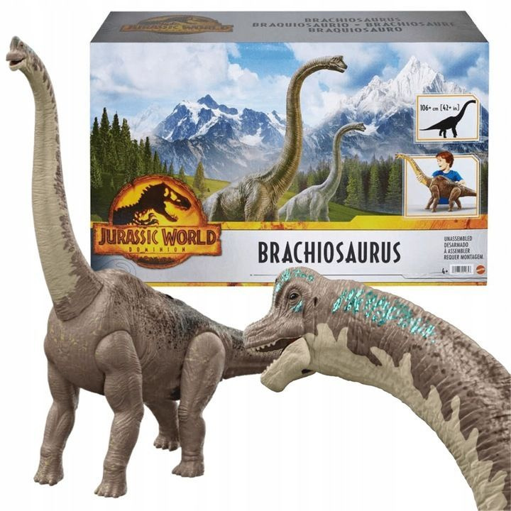 Фигурка динозавра Jurassic World Brachiosaurus HFK04 брахиозавра длиной 81см с подвижными суставами  #1