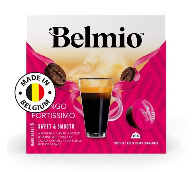 Кофе в капсулах Belmio Lungo Fortissimo для систем Krups и Dolce Gusto, 16 капсул  #1