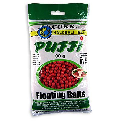 Пуфы для рыбалки CUKK Puffi Mini (30г) 3-6мм Клубника #1