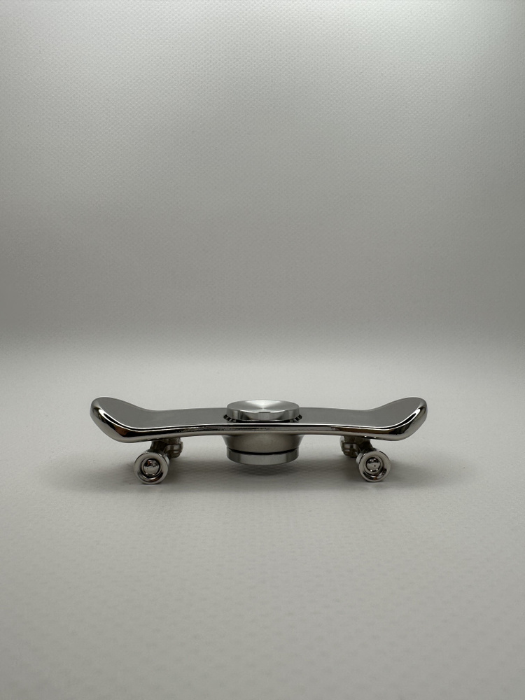 Спиннер антистресс металлический SPN-Skateboard SLV (2 лопасти, серый)  #1