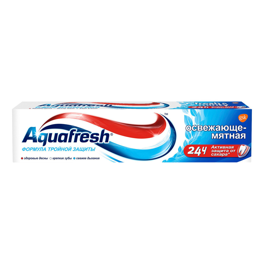 Зубная паста Aquafresh Тройная защита Освежающе-мятная 100 мл  #1