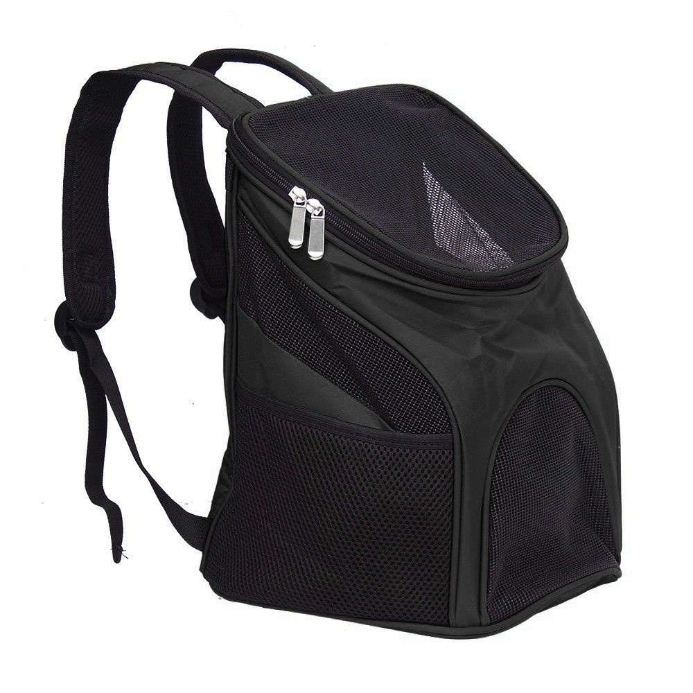 Рюкзак переноска для собак мелких пород и кошек "Лаки" черный, размер L 36x31x45  #1