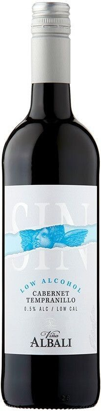 Вино безалкогольное красное Албали Каберне Темпранильо, 0,75л. Albali Испания  #1